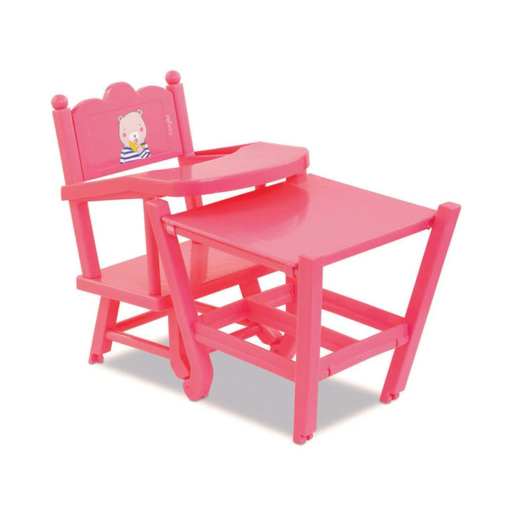 Corolle 2-in-1 Pink High Chair for 14" & 17" Doll