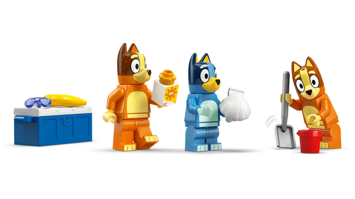 Lego® Bluey's Beach & Family Car Trip