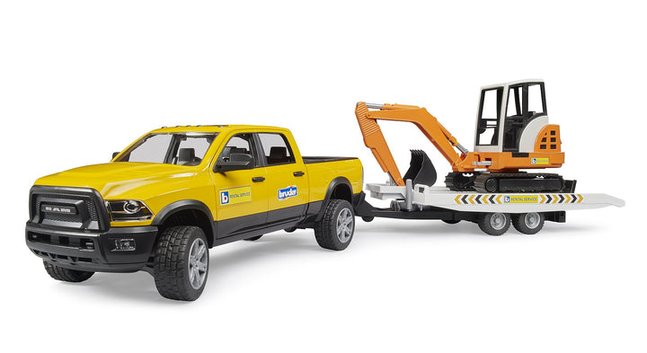 Bruder RAM Rental Service with Mini-Excavator