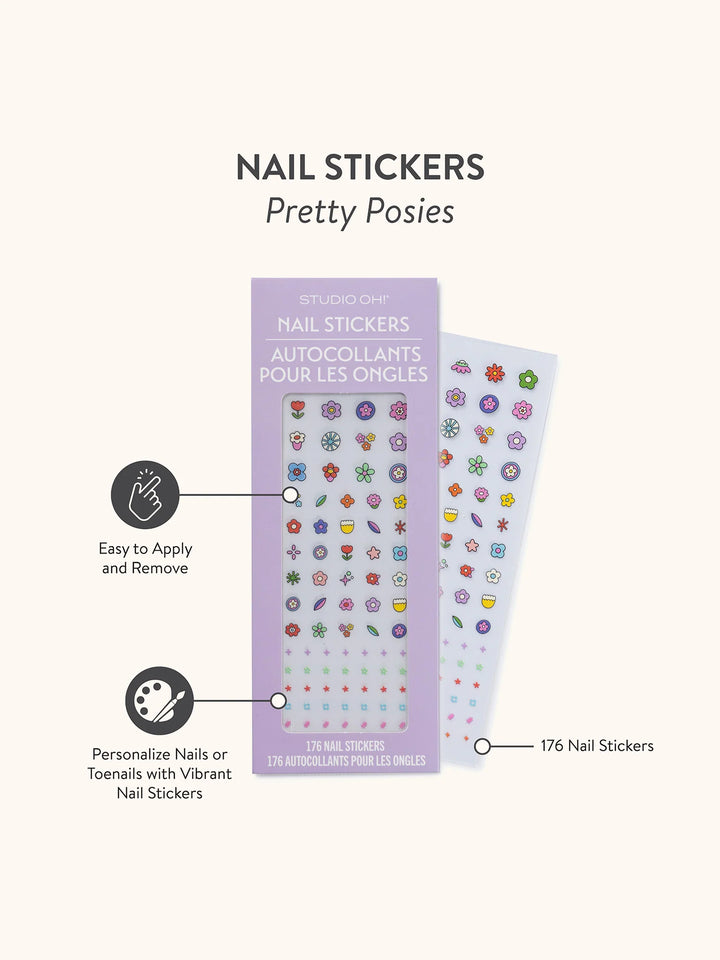Tiny Blooms Pretty Posies Nail Stickers