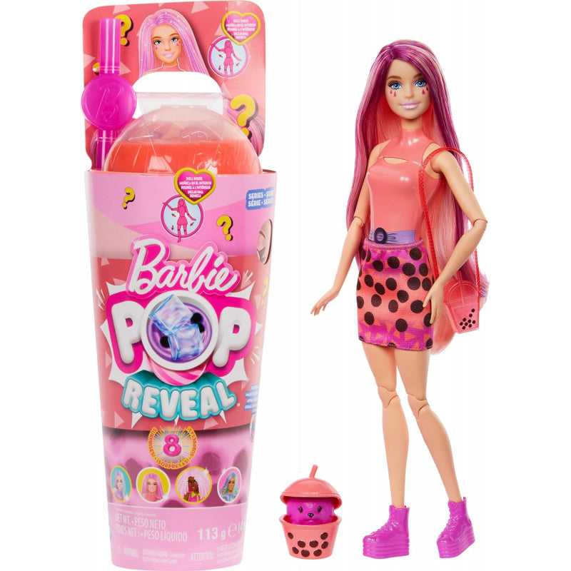 Barbie Pop Reveal - Boba Series (Pink)