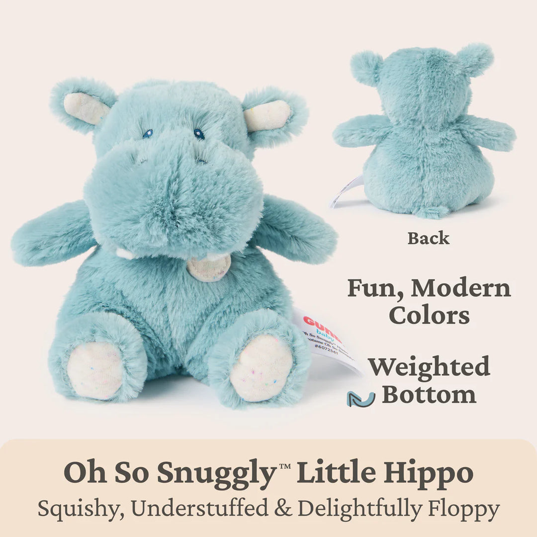 Baby Gund Oh So Snuggly Littles: Hippo 7"