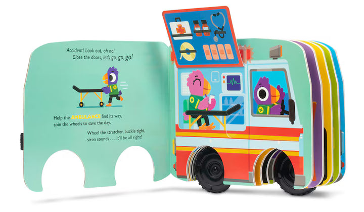 Spin &amp; Lift: Rescue Trucks