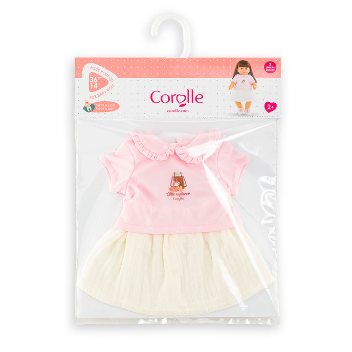 Corolle Little Explorer - T-Shirt &amp; Skirt for 14" Baby Doll