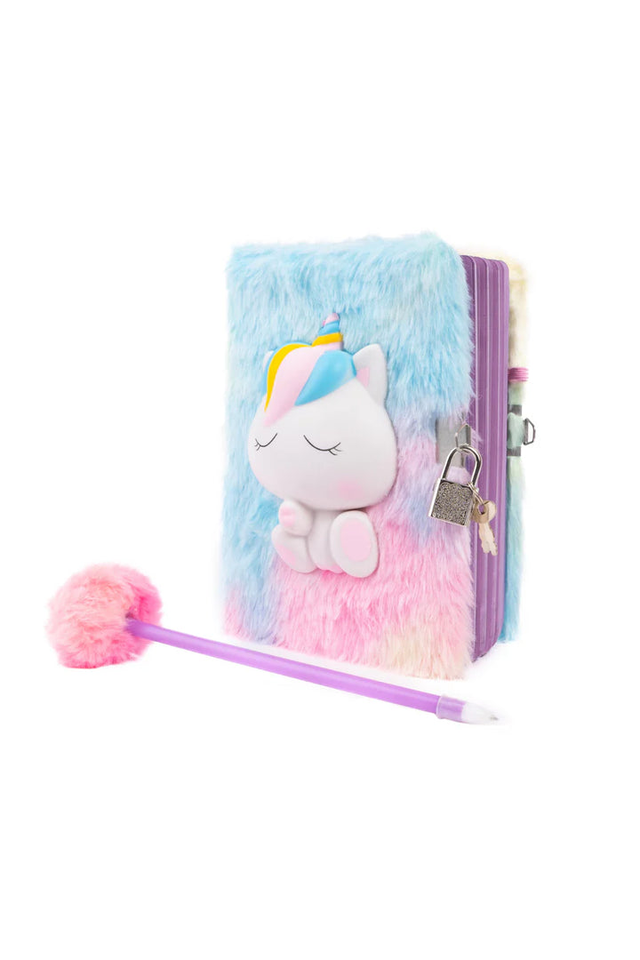 Furry Friends Squishy Unicorn Journal, Assorted