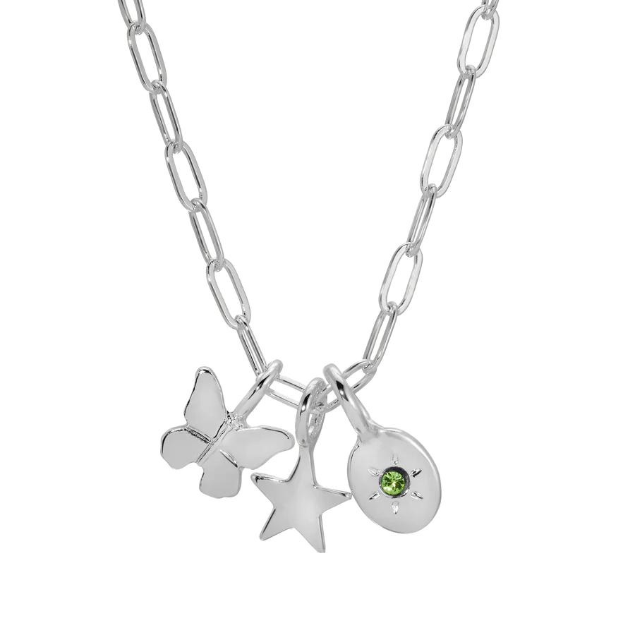 Charm Garden - Silver Paperclip Chain (18-20 in)