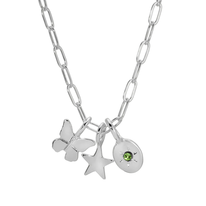 Charm Garden - Silver Paperclip Chain (18-20 in)