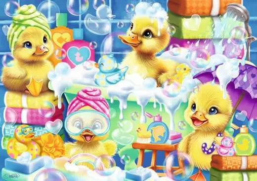 Ravensburger Scrub a Dub Duckies Puzzle 35pc