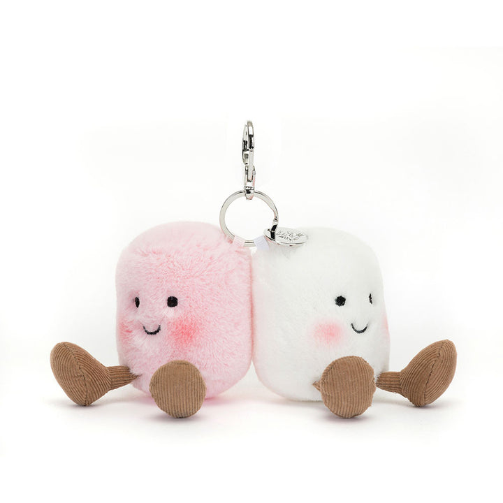Jellycat Amuseables Pair of Marshmallows Bag Charm - LIMIT ONE PER CUSTOMER