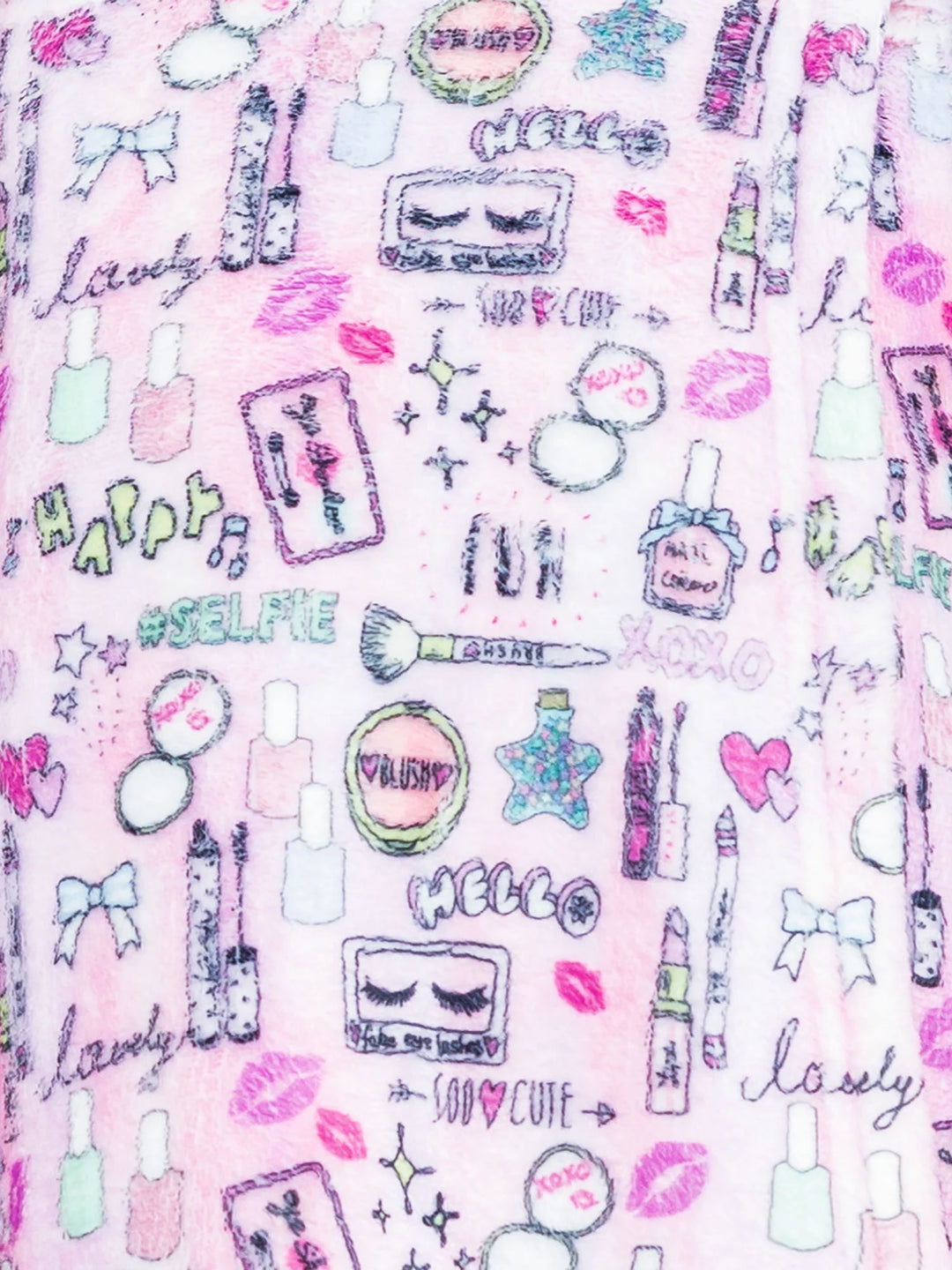 Preppy Goose Makeup Plush Robe