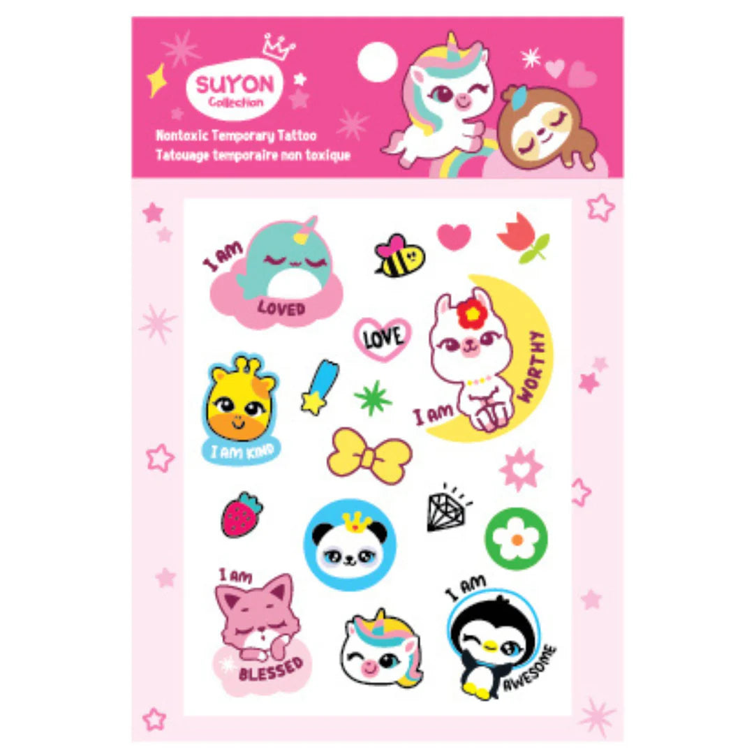 Suyon Temporary Tattoos For Kids