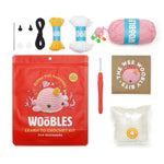 The Woobles: Bjorn the Narwhal (Pink) Learn To Crochet Kit
