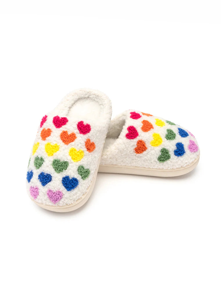 Living Royal Kids Slippers: Rainbow Heart