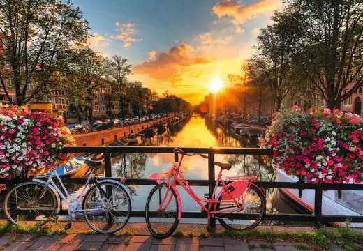 Ravensburger Sunset in Amsterdam 200pc Jigsaw Puzzle