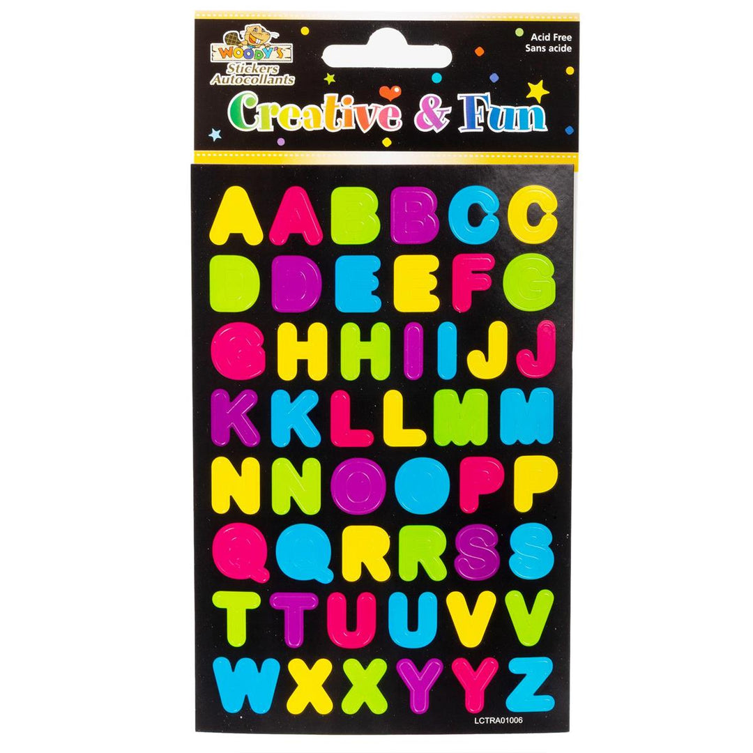 Woody's Alphabet Stickers