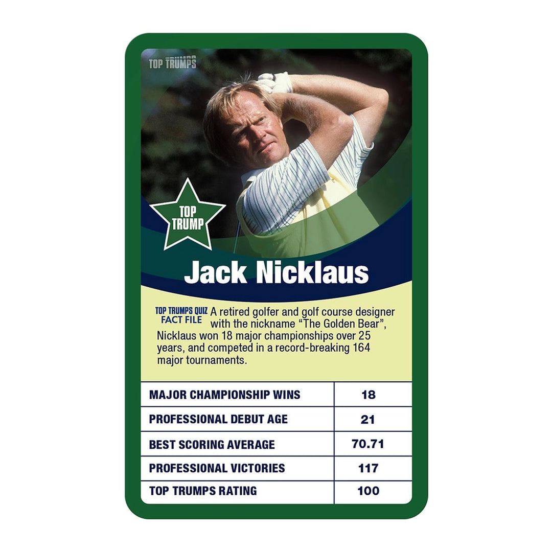 Top Trumps: Greatest Golfers
