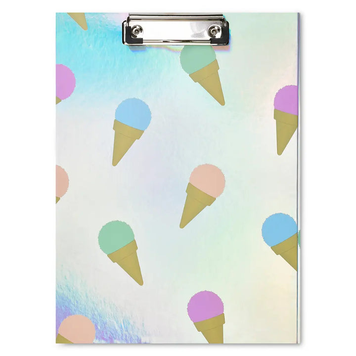 Iscream Sweet Scoops Holographic Clipboard Set