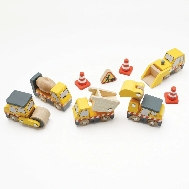 Le Toy Van Construction Vehicle Set