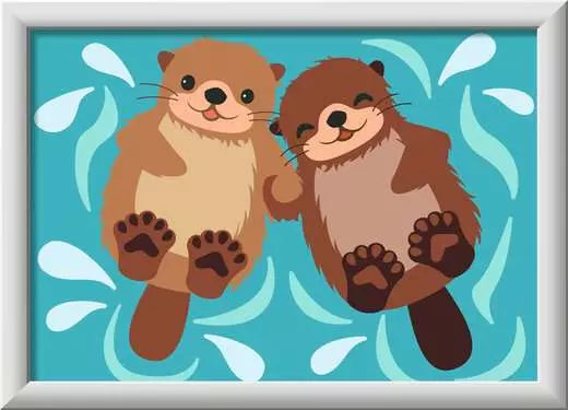 CreArt Paint by Number - Otter Love