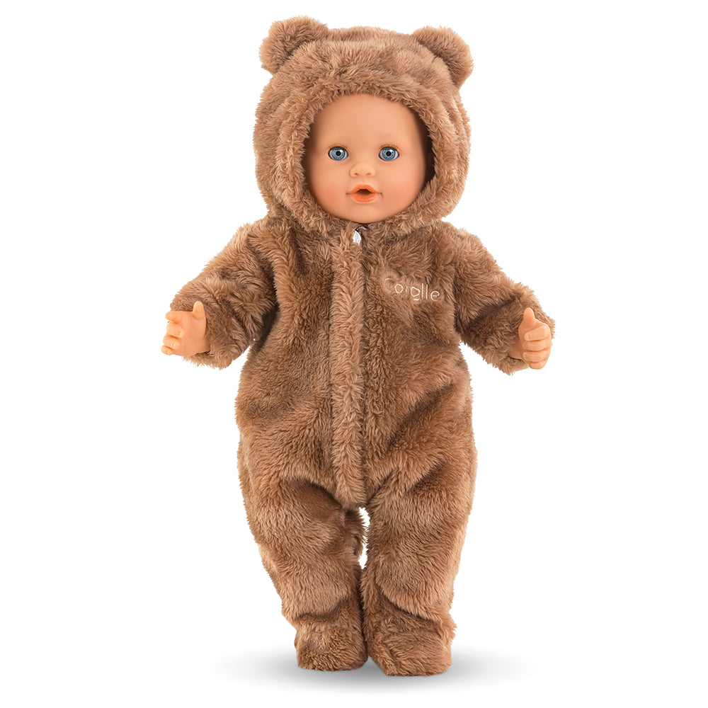 Corolle Bunting Brown Bear for 14" Baby Doll