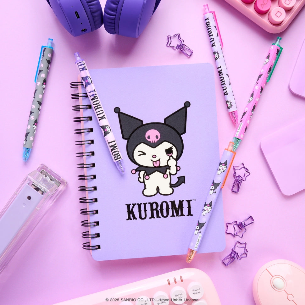 Sanrio Totally Kuromi™ Agatha Notebook with Sticker Sheet