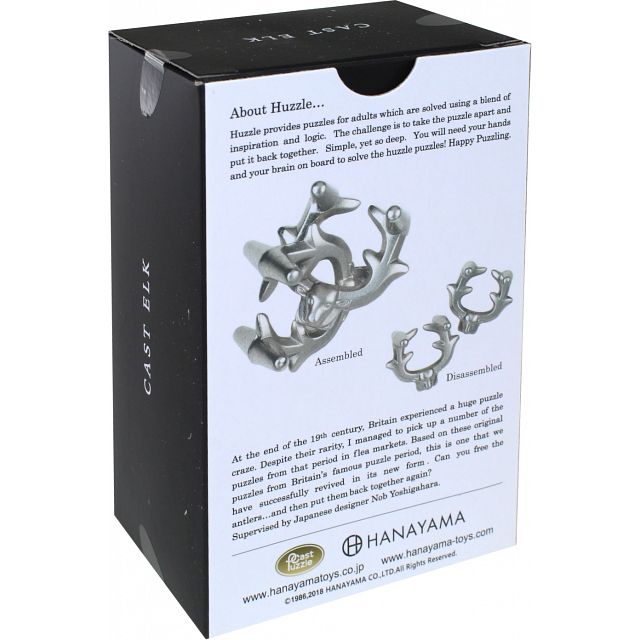 Huzzle Cast Elk Metal Puzzle