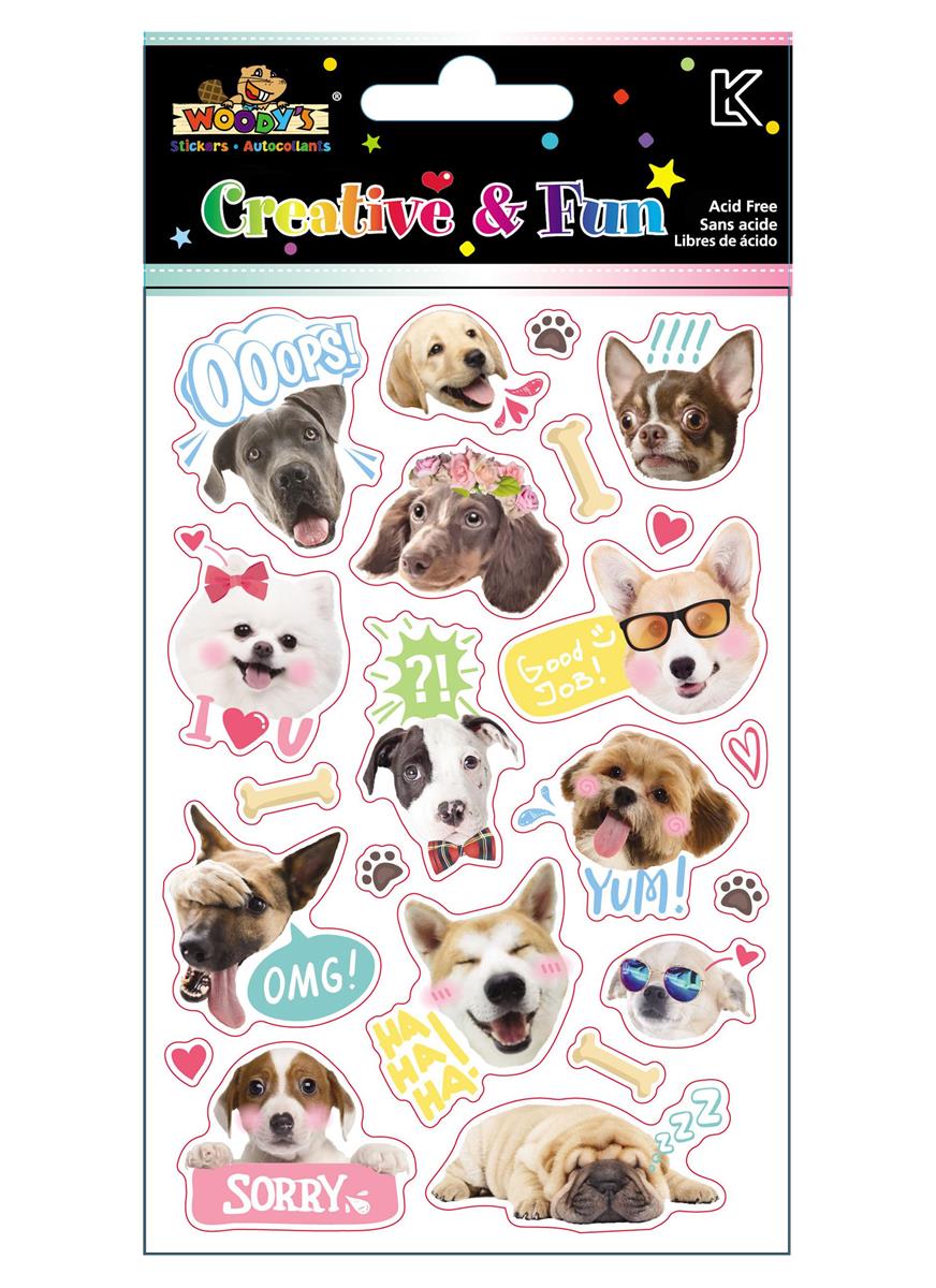 Woody's Emoji Dog Stickers