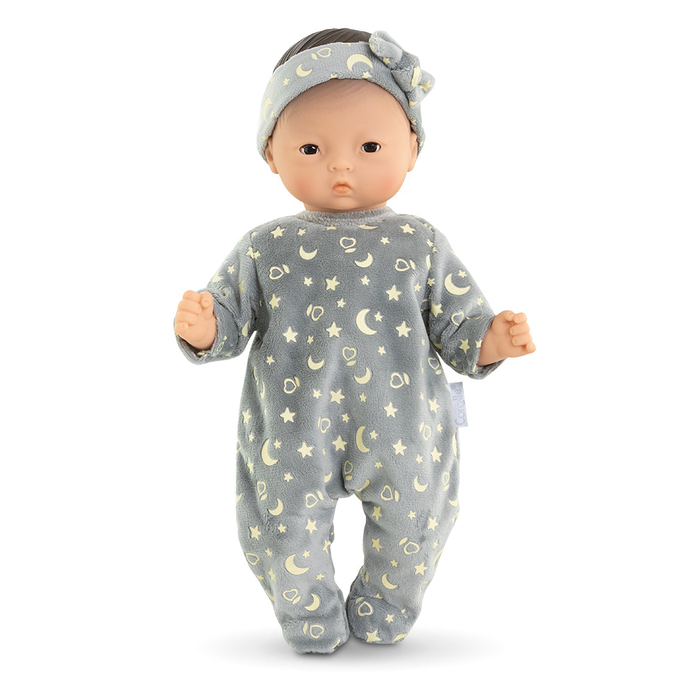 Corolle Glow in The Dark Pajamas & Headband for 12" Baby Doll