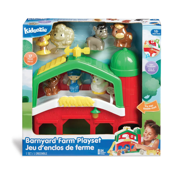 Kidoozie Barnyard Farm Playset