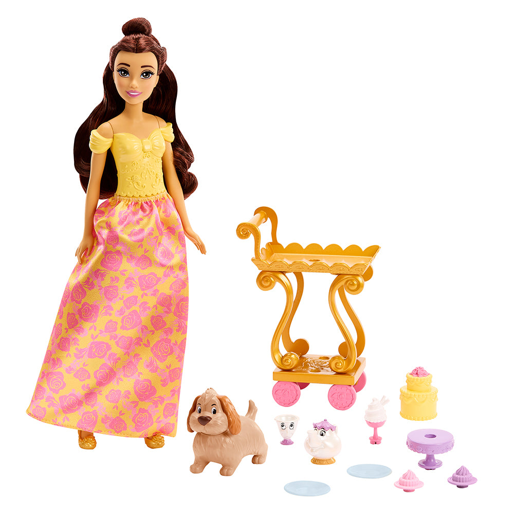 Disney Princess Belle’s Tea Time Cart Doll