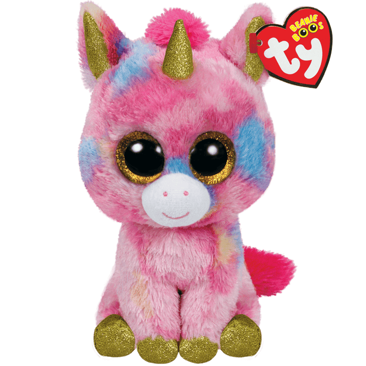 Ty Beanie Boos Fantasia the Multicolour Unicorn Plush 6"