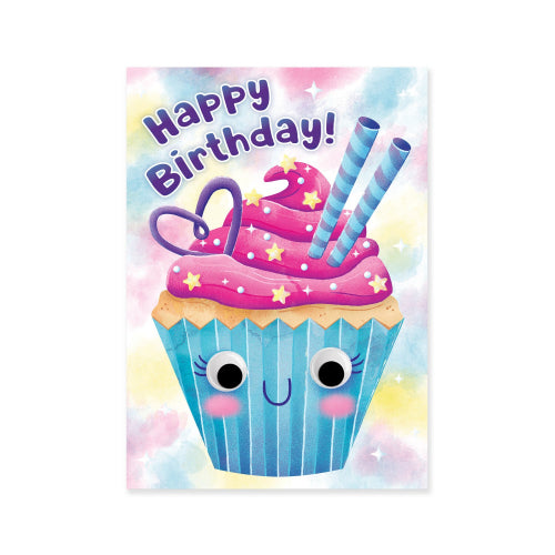 Happy Birthday Cupcake Birthday Card
