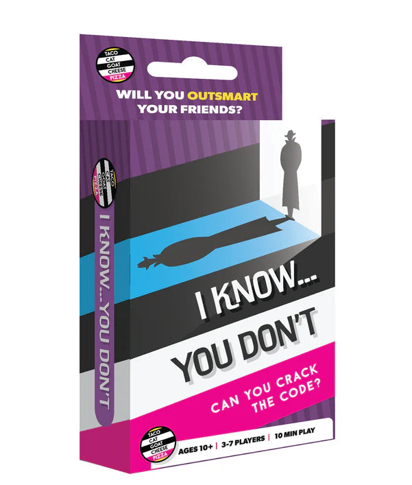 I know...You Don&