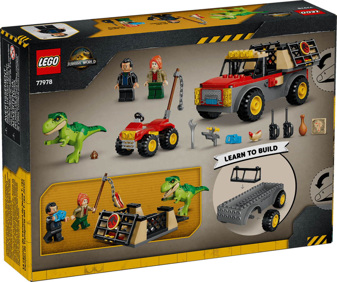 Lego Jurassic World Young T. Rex Transport Truck