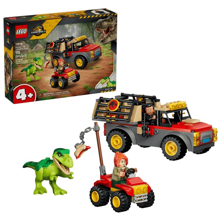 Lego Jurassic World Young T. Rex Transport Truck