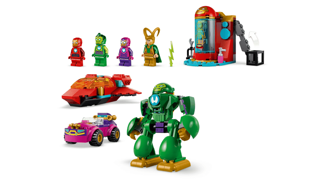 Lego® Marvel Loki vs. Team Iron Man