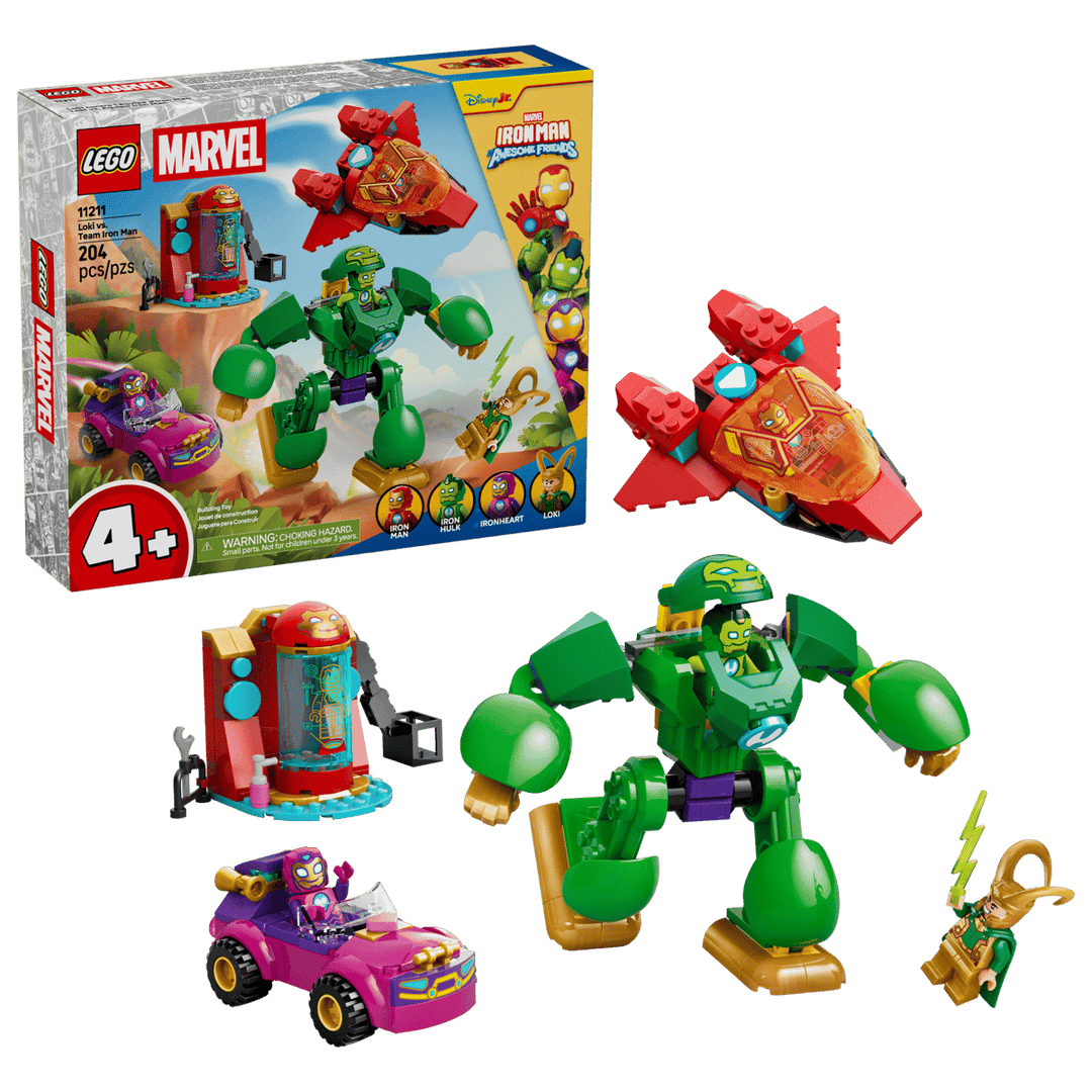 Lego® Marvel Loki vs. Team Iron Man