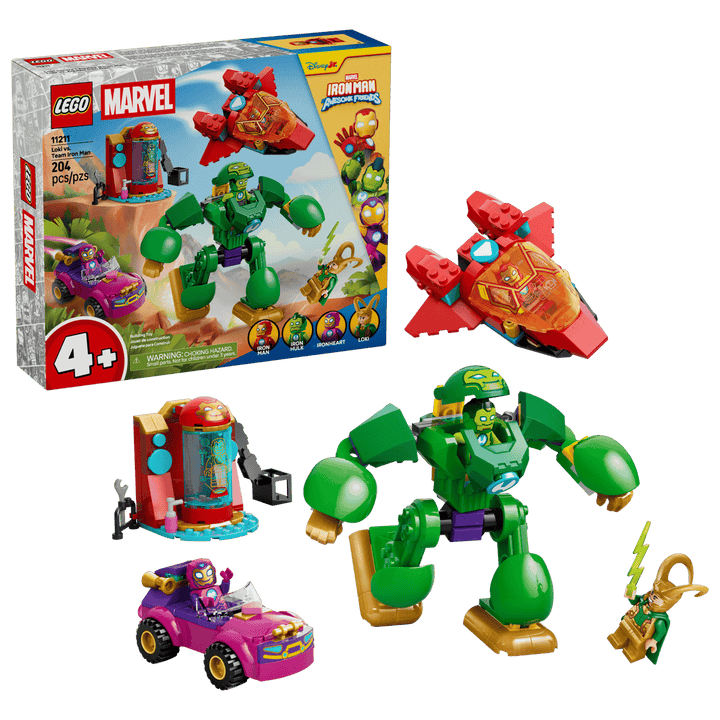 Lego® Marvel Loki vs. Team Iron Man