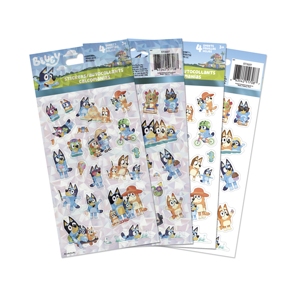 Bluey Sticker Pack (4 Sheets)