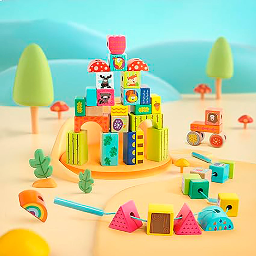 Top Bright - Forest Animal Building Blocks