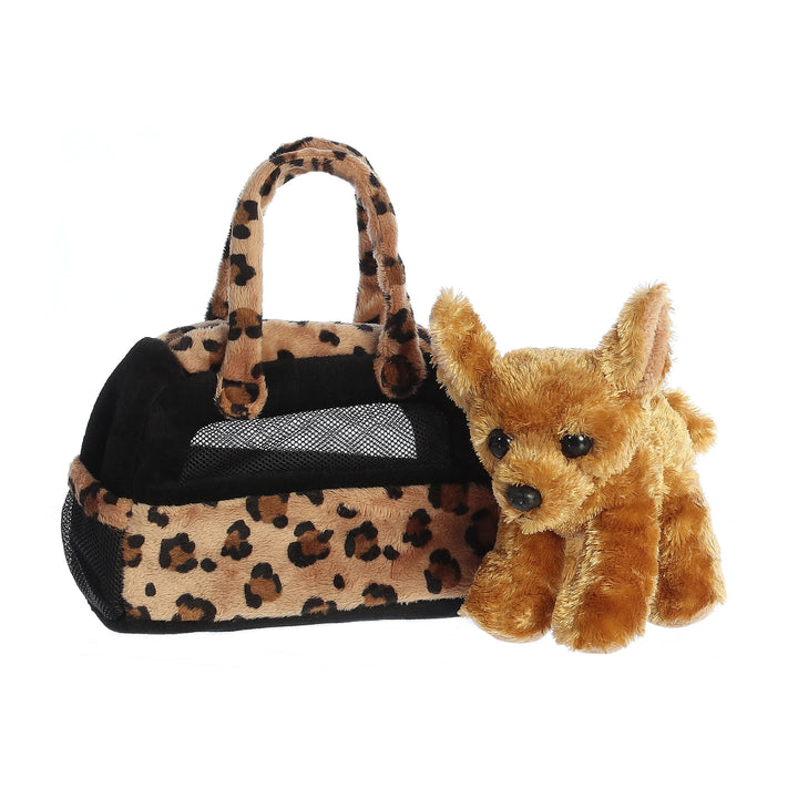 Fancy Pals™ - 8" Chihuahua Plush &amp; Carrier Set