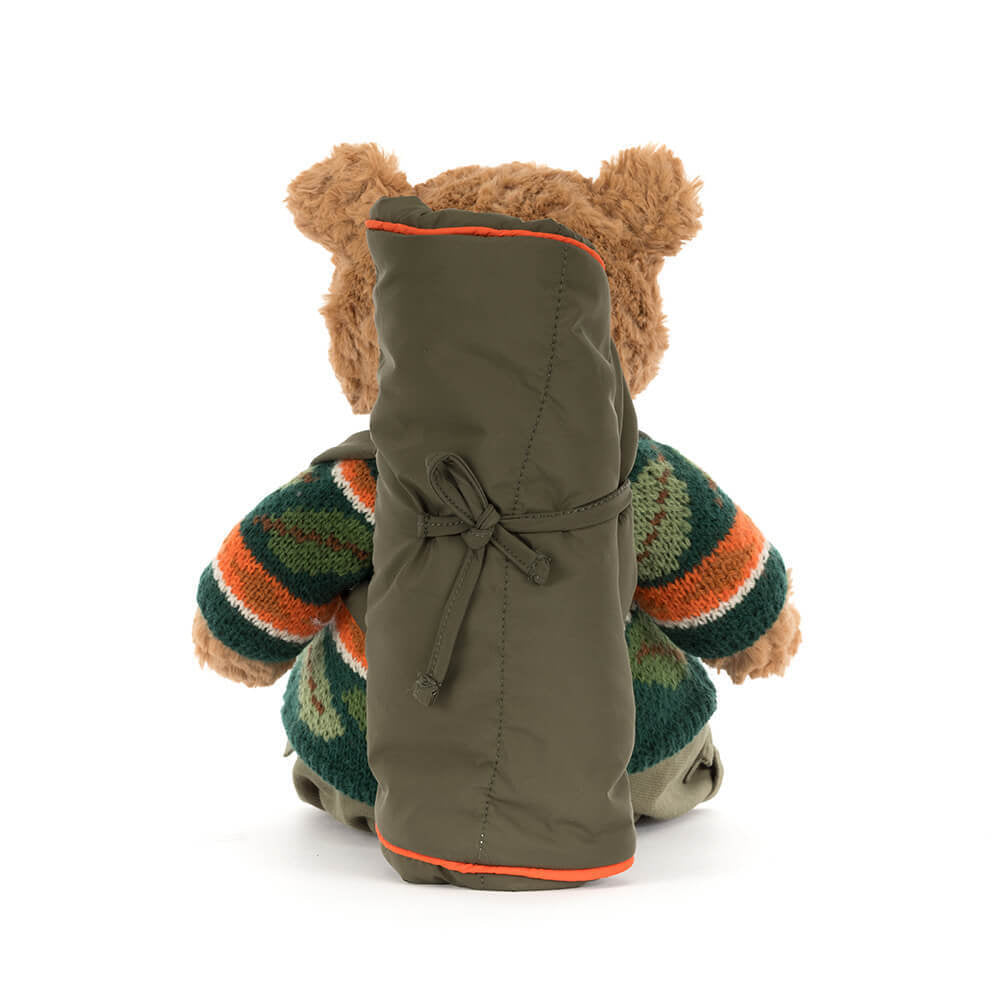 Jellycat Bartholomew Bear Hiking Outfit - LIMIT OF ONE PER CUSTOMER