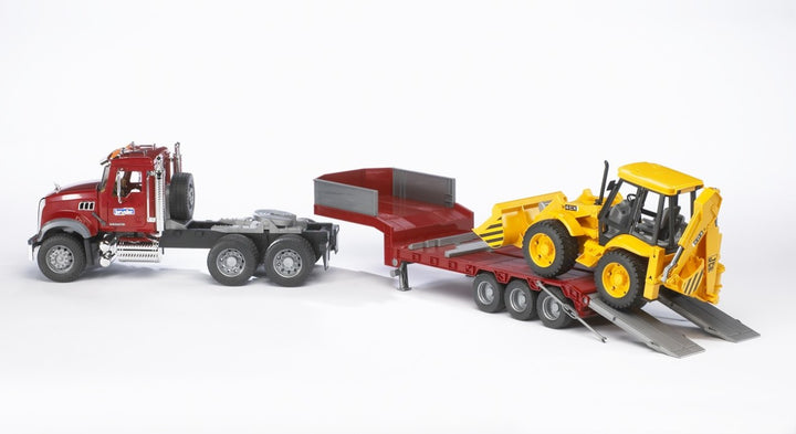 MACK Granite Low Loader and JCB 4CX