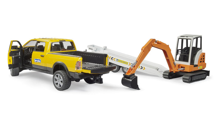 Bruder RAM Rental Service with Mini-Excavator