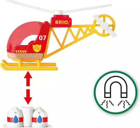 BRIO World Firefighter Helicopter