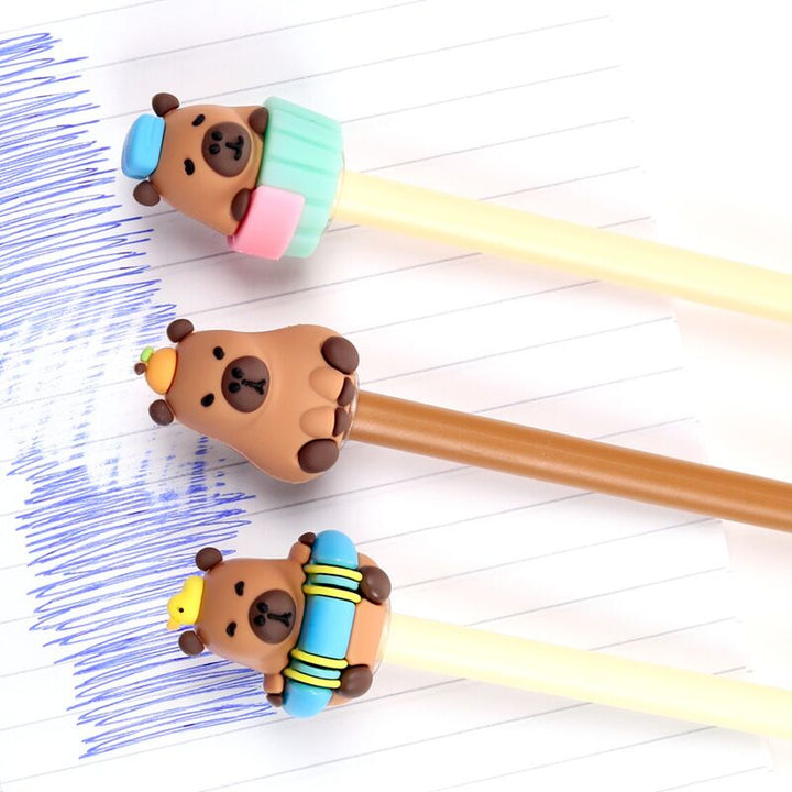 Inkredible Erasable Pen with Capybara Topper
