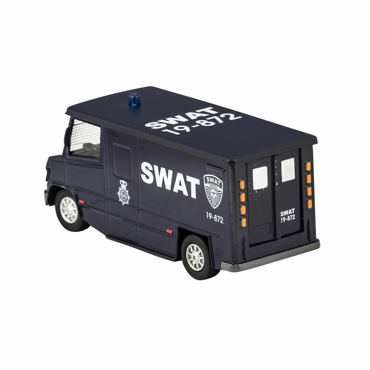 Die Cast 55′ SWAT Van Pull Back Vehicle