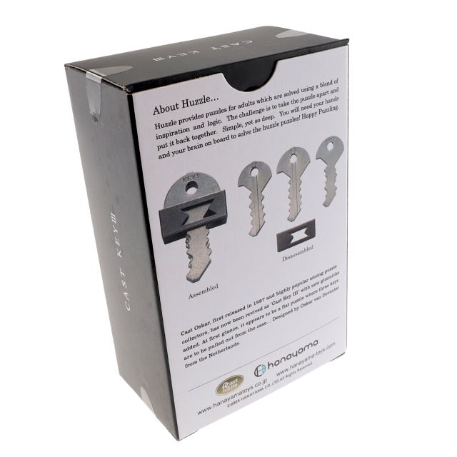 Huzzle Cast Key III Metal Puzzle