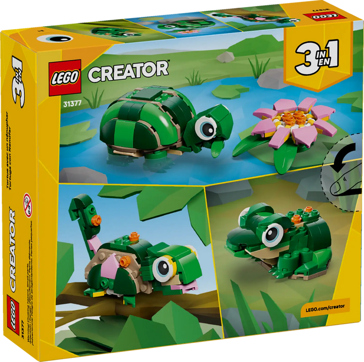 LEGO® Creator Turtle with a Water Lily Flower