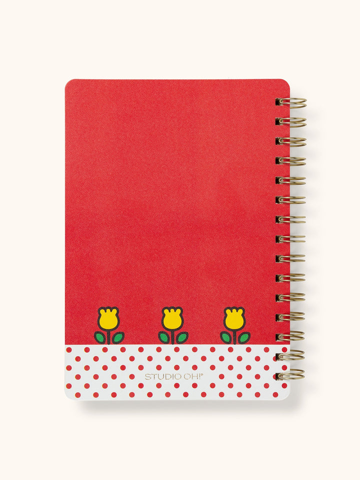 Retro Hello Kitty Agatha Notebook with Sticker Sheet